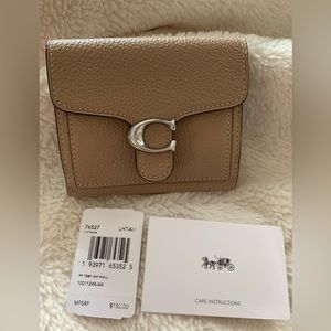 Small Coach Tabby Lt. Wallet Taupe